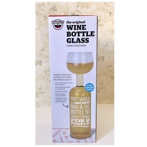 BIGMOUTH THE ORIGINAL WINE BOTTLE GLASS